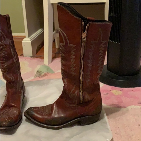 Golden Goose distressed cowboy boots - Picture 2 of 4